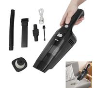 Zoobotanica Aspirapolvere manuale 2 in 1 senza fili, 7500/13000PA per auto con filtro HEPA lavabile, contenitore della polvere da 350 ml, piccolo aspirapolvere per auto, PC, divano, pulizia dei peli