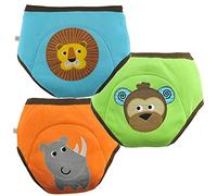 Zoocchini Mutandine Apprendimento al Vasino - Set Mutandine Lavabili Bambino 2T-3T