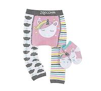 Zoocchini Set Leggings e Calzini Anti-scivolo bebè 12-18 mesi