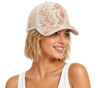 zoocco 3D Ocean Creatures Embroidery cap (Seahorse)
