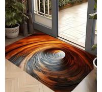 zoocco 3D Optical Illusion Rug That Looks Like a Hole, Realistic Vortex Hole Rug for Home Décor, Funny Prank, Non-Slip 3D Area Rugs for Living Room, Bedroom, Entryway, Parties (AK,60 * 90cm)