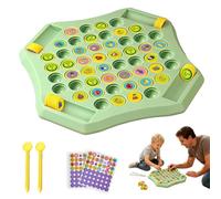 zoocco 54 PCS Flip Chess Memory Game, Animal Flip Match Board Games Engaging Double Cartoon Memory Game for Interactive Father-Son (Fruit)