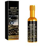 zoocco Catalytic Converter Cleaner, Exhaust System Pipe Carbon Removal Cleaner, Deep Clean Formula for Emission Systems, Reduce Engine Light Issues for Gas And Diesel Car (1PCS/120ml)