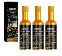 zoocco Catalytic Converter Cleaner, Exhaust System Pipe Carbon Removal Cleaner, Deep Clean Formula for Emission Systems, Reduce Engine Light Issues for Gas And Diesel Car (3PCS/320ml)