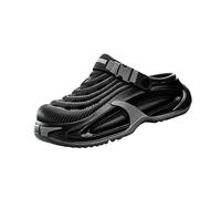 zoocco Clogs for Men, Breathable Slip-On Summer Shoes for Beach Garden (Black,38-39)
