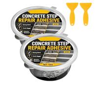 zoocco Concrete Step Repair Adhesive Heavy Duty Concrete Bonding Repair (2pc)
