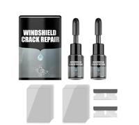 zoocco CrackFix PRO Kit, Crack Fix PRO Kits, Windshield Crack Repair Kit for Cracks, Chips, Cracks, Glass Crack Repair Liquid (2PCS)