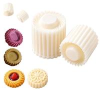 zoocco Creative Double-Ended Pastry mold for Home Baking (2pc) | Detachable double , 2.17 x 1.77 in, ideal for shaping decorative cookies, pastries and homemade desserts.