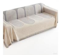 zoocco Double Sided Reversible Chenille Sofa Cover, 5 In 1 Boho Couch Covers, Non-Slip, Washable, Pet Friendly, Reversible & All-Season for Sectional Sofa Slipcovers (Gray,70.8 * 118.1 in)