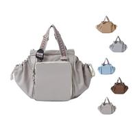 zoocco Ekon Essential Tote, Large Capacity Versatile Ekon Bag with 15 Compartments for Women Weekend Travel Ultimate Organization (Champagne)