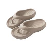 zoocco Flip Flops for Women, Platform Sandals Women, Pillow Arch Support Flip Flops for Womens, Non-Slip Eva Pillow Slippers (Gray,45)