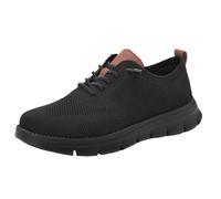 zoocco Herrenschuhe Sommer, Bequeme, Leichte Breeze-Schuhe mit für Arbeit, Reisen und AlltäGliche SpaziergäNge (Ganz Schwarz,47)