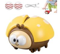 zoocco Kids Electric Floating Ball, Interactive Intelligence Ladybug-Themed Electric Floating Ball, USB & Lightweight for Flying Fun Adventures (Yellow)