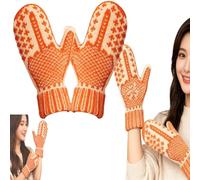 zoocco Middle Finger Mittens, Cozy Season Gloves, Cozy Knit with A Hidden Attitude Funny Winter Warm Gift for Women (1 *Psc)