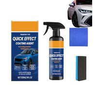 zoocco Nano Ceramic Car Coating Spray, Quick Effect Restore Coating Agent for Car Paint, Waterless Shine & Protection Spray for Cars Motorcycles Boats ATVs (1 Sets)