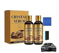 zoocco Nano Ceramic Crystal Coating Agent (100ml) - Quick Hydrophobic Spray for Car Paint Glass Plastic, Dust-Proof Detailing, Long Lasting High Gloss Protection, Interior Exterior Use (2pc)