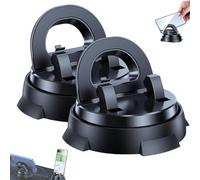 zoocco Peeynner Phone Holder, 360° Portable Peeynner Car Phone Holder, Smart Suction Cup Design, One-Hand Operation & Non-Slip Stability for Safe Navigation On The Go (2pcs)