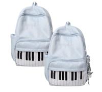 zoocco Piano Backpack Polka Dot (2 PCS Blue)