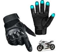 zoocco Ruck and Recon Tactical Gloves, Full Protection Ruck and Recon Tactical Gloves for Men with Full Palm Touchscreen & Hard Shell for Motorcycle (Black,Medium)