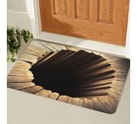 zoocco Rug That Looks Like a Hole, 3d Rugs Optical Illusion, Realistic Bottomless Pit Design, Non-Slip Playroom Floor Mat to Trick Pets (J,40 * 60cm)