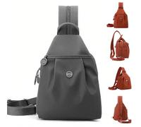 zoocco Waterproof Two Way Commuter Bag, Anti-Theft Waterproof 2-Way Commuter Bag Lightweight & Multi-Pockets for Women (Gray)