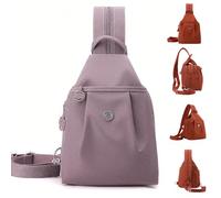 zoocco Waterproof Two Way Commuter Bag, Anti-Theft Waterproof 2-Way Commuter Bag Lightweight & Multi-Pockets for Women (Pink)
