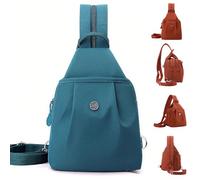 zoocco Waterproof Two Way Commuter Bag, Anti-Theft Waterproof 2-Way Commuter Bag Lightweight & Multi-Pockets for Women (Blue)