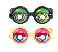 zoocco Winking Glasses with Interactive Blink Action, Winking Eye Glasses for Parties, Holiday Shows, Photo (QQ)