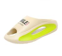 zoocco Womens Sandals with Arch Support, Comfortable Slides for Women, Lightweight Sandalias Para Mujer for Daily Wear (Khaki,44)