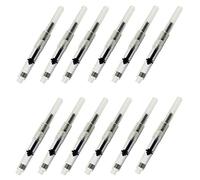 Zoohot convertitore per penna stilografica,Stile a vite,standard internazionale,Set di 12