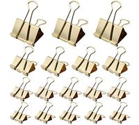 Zoohot oro clip misure assortite, 51 mm, 32 mm, 25 mm, 19 mm, confezione da 45 pezzi