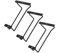 zoohot Portabicchieri da vino nero da 17,8 cm, per bar e cucina (1 fila, 3 pezzi)