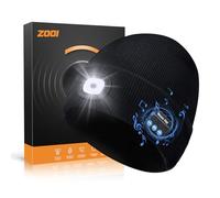 ZOOI Festa del Papa Idee Regalo, Idee Regalo Uomo, Regalo Festa del papà, Regali per Lui, Regalo papà, Bluetooth Cappello con Luce LED Invernale, Regalo Uomo Compleanno, Multitool Gadget