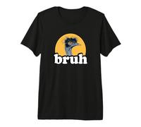 Zookeeper Funny Bro Bruh Kids Flightless Bird Emu Lover Maglietta Premium