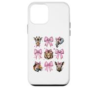 Zookeeping Zookeeper Animali Selvaggi Ragazza Coquette Bow Rosa Mamma Custodia per iPhone 12 mini