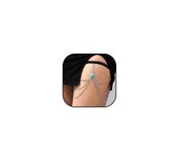 Zookey Catena Boho per le gambe Catena per coscia turchese argento Nightclub Rave Body Catena Summer Beach Catena per il corpo Gioielli per donne e ragazze