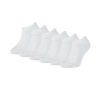 ZOOKSY - Calze corte per ragazzi e ragazze I Taglia (24-29/30-35) I Calzini in Cotone I Calzini Estivi per Bambini I Calzini Sportivi, Confezione da 6 bianco, 30-35