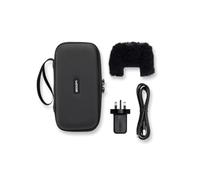 Zoom APH-2e (versione UK) pacchetto di accessori per registratore Zoom H2essential Handy Recorder, custodia morbida H2e, parabrezza in pelliccia, adattatore di alimentazione, cavo USB-C
