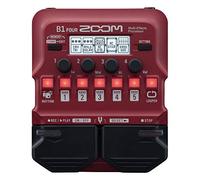 Zoom - B1 FOUR - pedaliera multieffetto, amp-simulator per basso | 70 effetti, looper, batteria e accordatore per live e registrazione, palco e studio, rosso