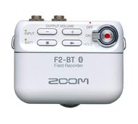 Zoom - F2-BT/W - Registratore lavalier con Bluetooth, risoluzione a 32 bit, sincronizzazione timecode wireless, registrazioni su SD e alimentazione a batteria con microfono lavalier incluso