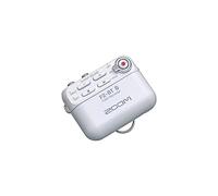 Zoom F2-BT Registratore da campo con Bluetooth e microfono lavalier bianco