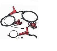 Zoom Freno A Disco Idraulico per E-Bike HB-875-E Set Anteriore e Posteriore Senza Rotore (Rosso)