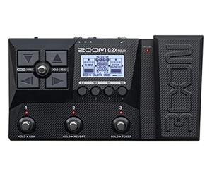 Zoom - G2X FOUR - Pedaliera multieffetto per chitarra con pedale di espressione, IR multistrato, oltre 75 effetti incorporati, looper, sezione ritmica, sintonizzatore, interfaccia audio, leggero