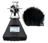 Zoom H3-VR - Registratore audio per realtà virtuale a 360°, con protezione antivento Keepdrum WSBK