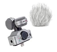 Zoom iQ7 MS - Microfono stereo per dispositivi iOS + protezione antivento Keepdrum WSBW