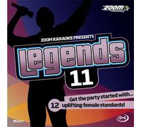 Zoom Karaoke - Zoom Karaoke CD+G - Legends Volume 11 - 12 Uplifting Female Standards [Card Wallet]