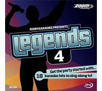 Zoom Karaoke - Zoom Karaoke CD+G - Legends Volume 4 - Elton John/Billy Joel/Rod Stewart/Barry Manilow [Card Wallet]