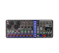 Zoom - L6max LIVETRACK, mixer a 12 canali, 4 ingressi microfonici 32 bit, registrazione su scheda SD, modalità Bounce, schermo OLED, MIDI, riduzione del rumore AI per musica, streaming, podcasting