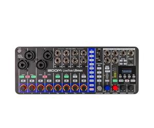 Zoom - L6max LIVETRACK, mixer a 12 canali, 4 ingressi microfonici 32 bit, registrazione su scheda SD, modalità Bounce, schermo OLED, MIDI, riduzione del rumore AI per musica, streaming, podcasting