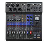 Zoom LiveTrak L-8 8ch Live Podcast Digitale Mixer E Registratore Nuovo Da Japan